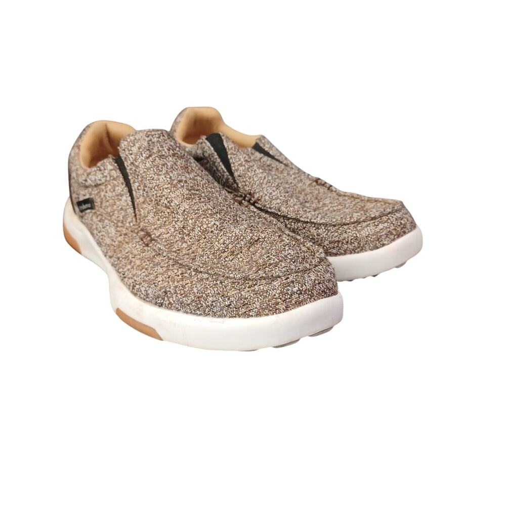 OrthoComfoot Slip On Sneakers 40 Brown Tweed